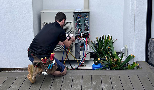 heat pump unit installation